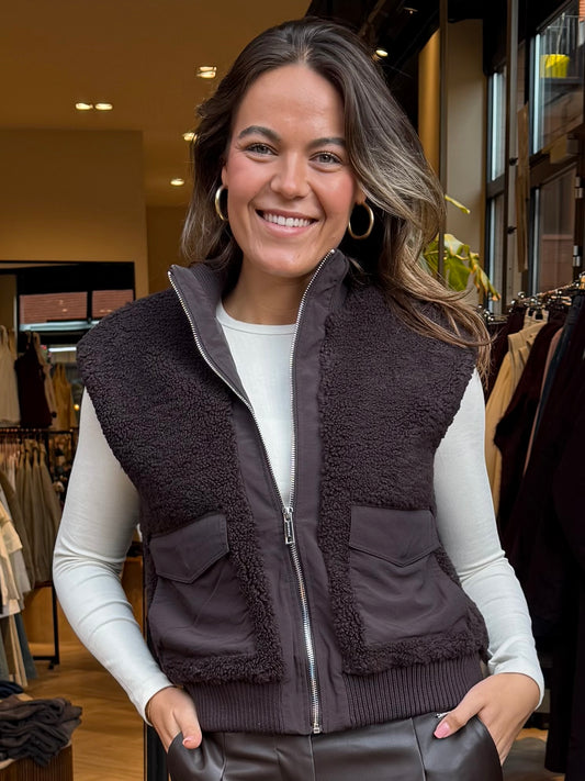 Rino & Pelle Bodywarmer Suzo Peated - Peet kleding