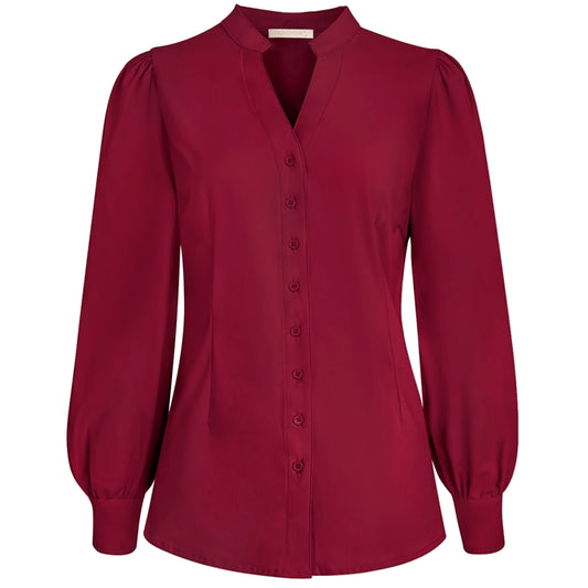 Triple Nine - Travel Blouse Viv Bordeaux - 1106 - Peet kleding