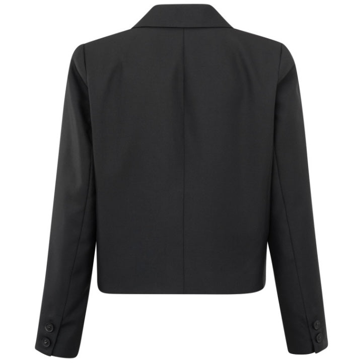 Yaya Blazer Kort Zwart - Peet kleding