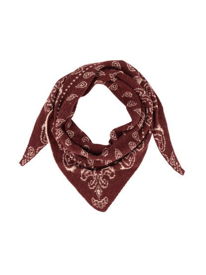 Sjaal Hollis Bordeaux Beige - Peet kleding