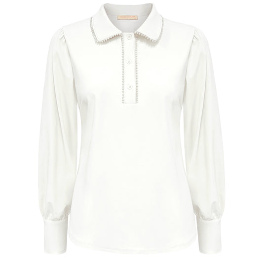 Triple Nine - Travel Top Charme Wit - 6926 - Peet kleding