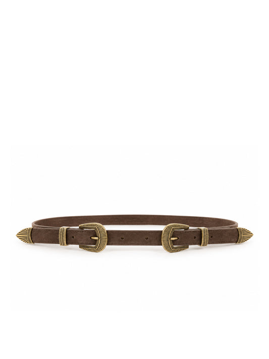 Riem Dolly Suède Donkerbruin - Peet kleding