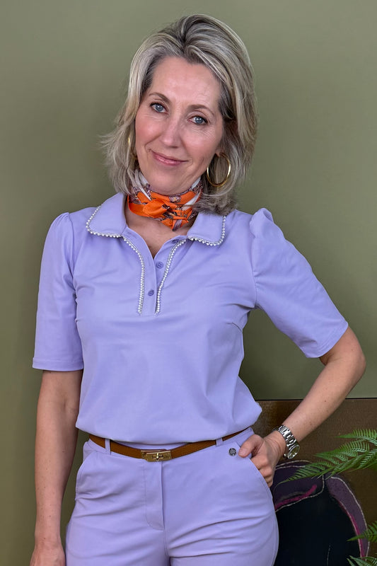 Triple Nine Travel Top Cherie Lila - 6941 - Peet kleding