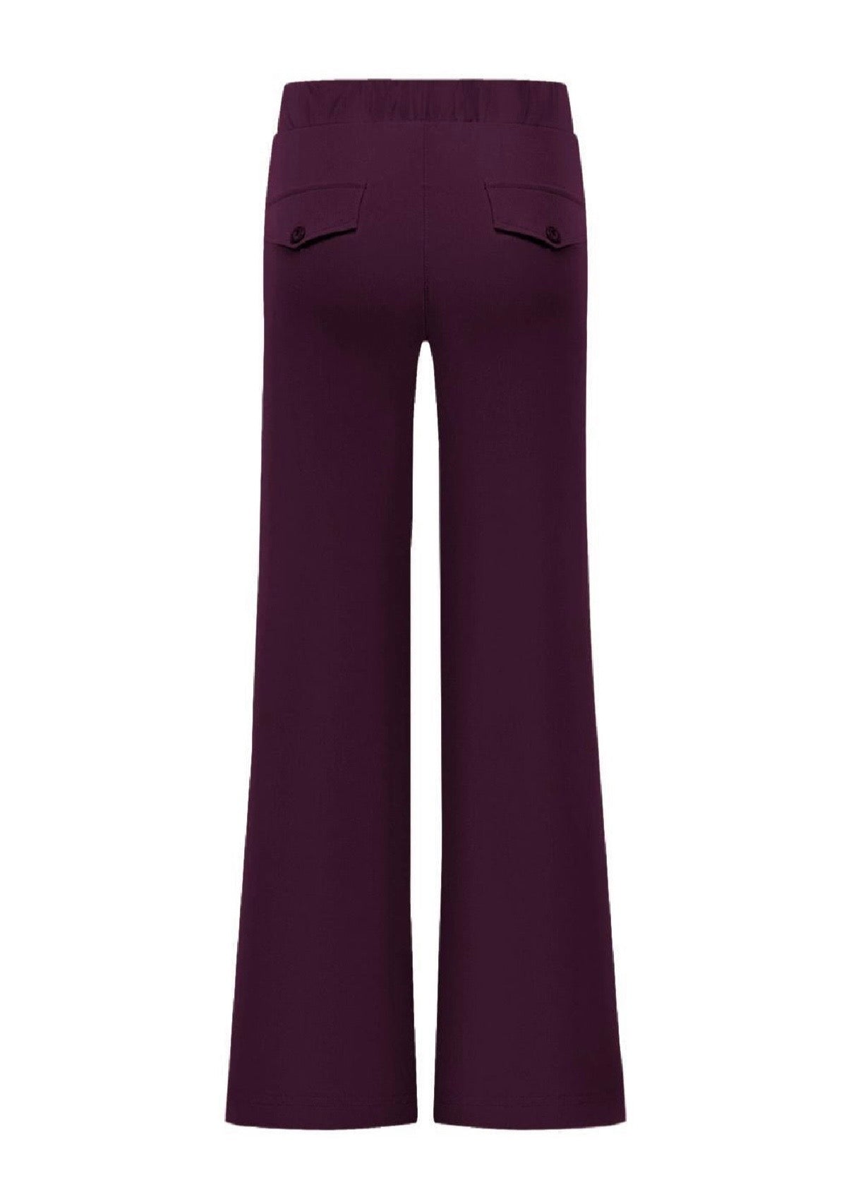 Triple Nine - Travel Broek Mirte Aubergine - 2701 - Peet kleding