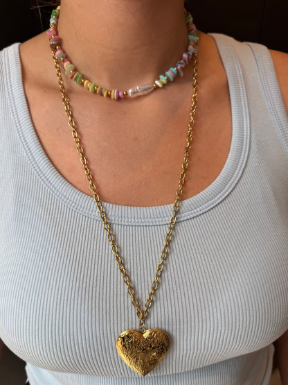 Kralen Ketting Pastel - Peet kleding