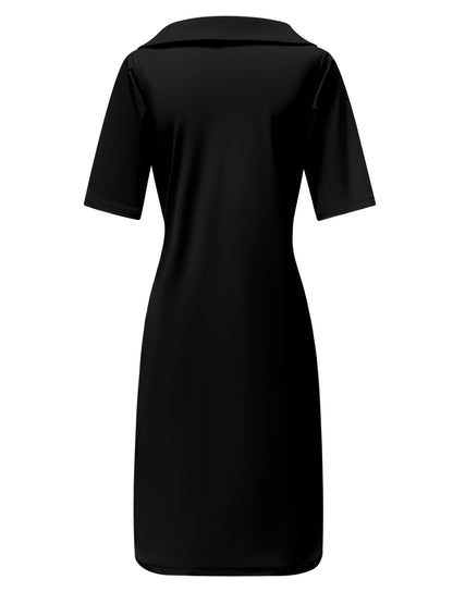 Triple Nine Travel Jurk Julia Zwart - 51821 - Peet kleding