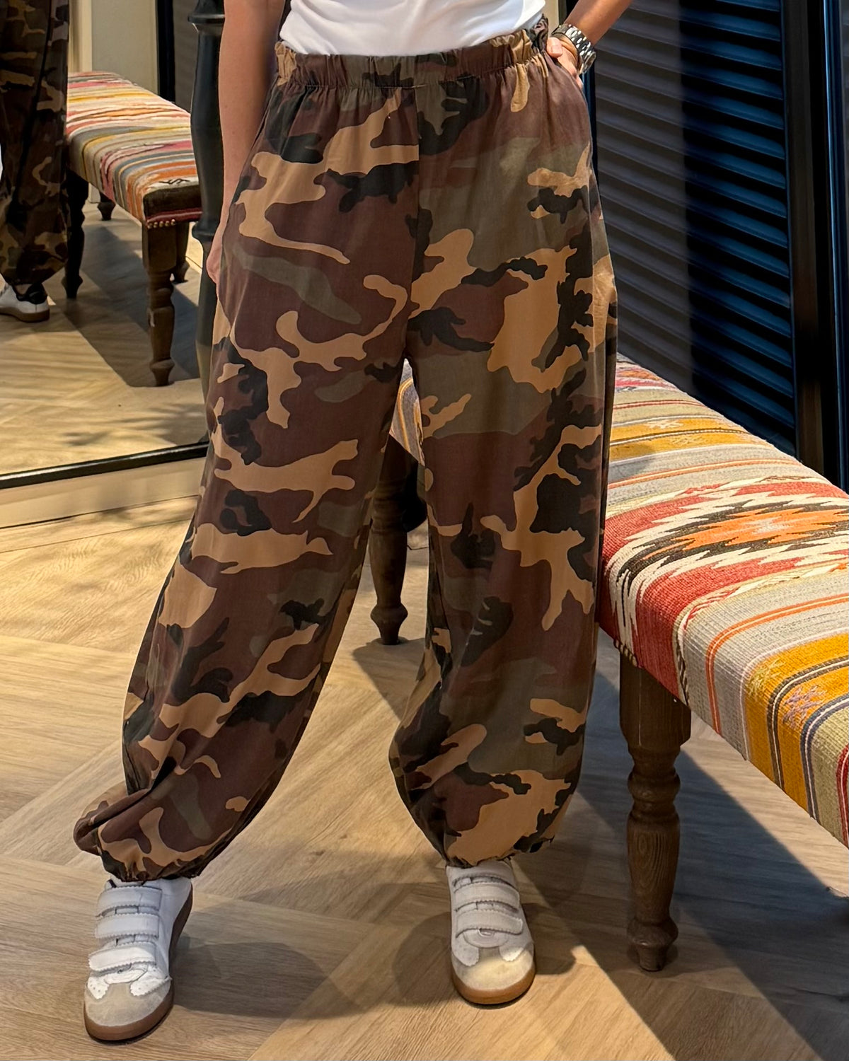 Broek Parachute Camo Print - Peet kleding