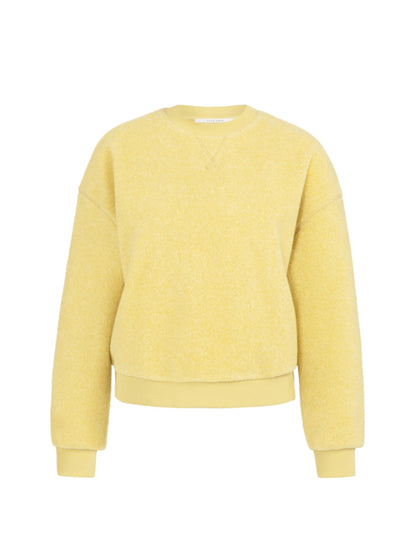 Yaya Teddy Sweater Geel - Peet kleding