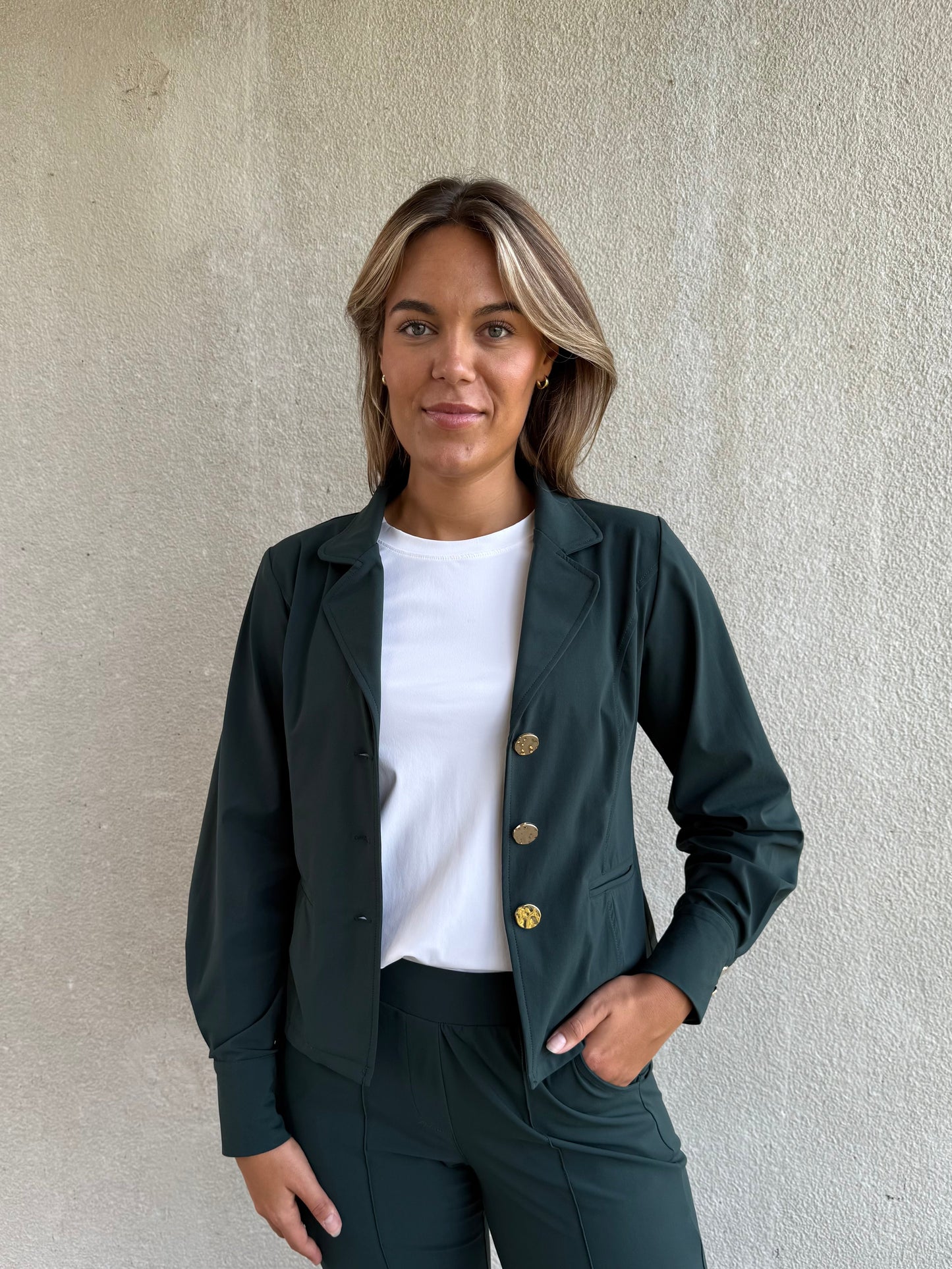 Travel Blazer Amelie Groen - 3904 Blazer - Est Voilà