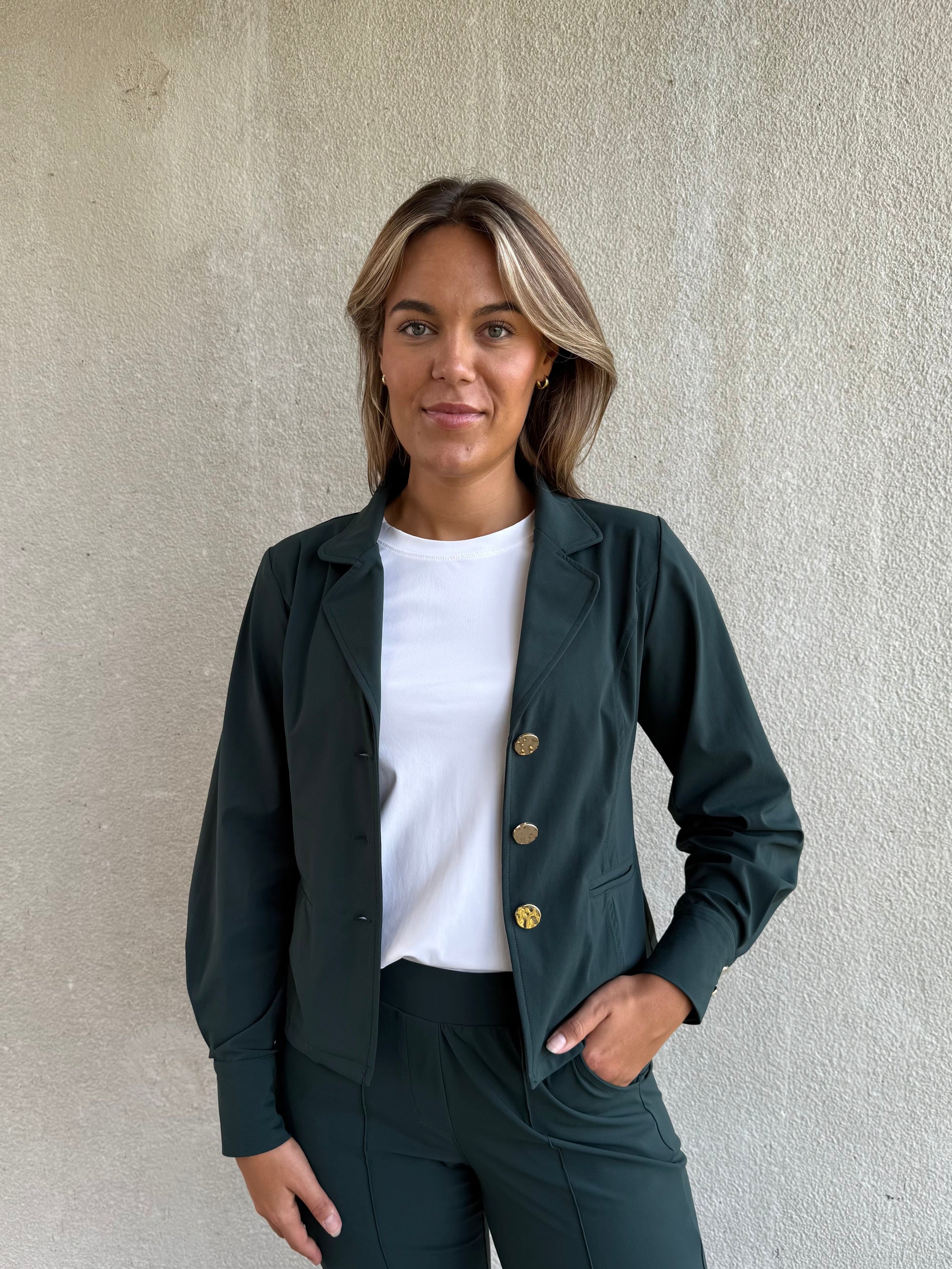 Travel Blazer Amelie Groen - 3904 Blazer - Est Voilà