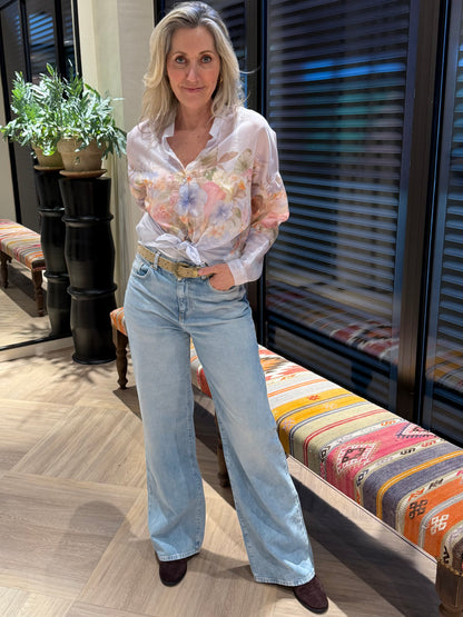 Blouse Lelie Lila - Peet kleding