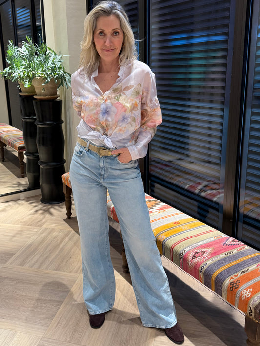 Blouse Lelie Lila - Peet kleding