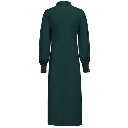 Triple Nine - Travel Jurk Melinna Groen - 51814 - Peet kleding