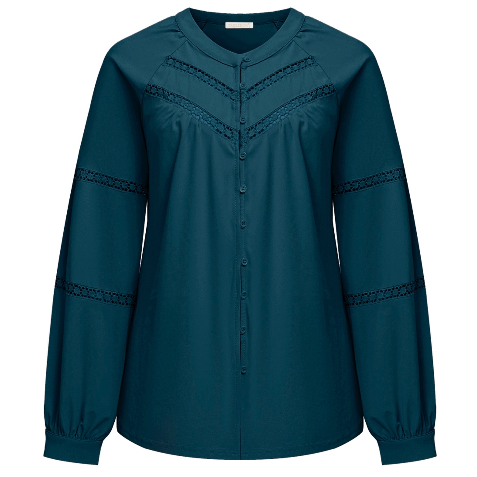 Triple Nine - Travel Blouse Grace Petrol - 1105 - Peet kleding