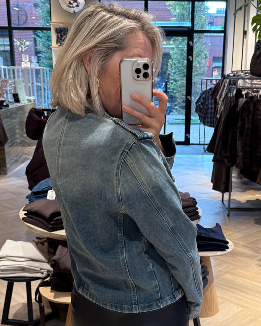 Denim Jack Military Style - Peet kleding