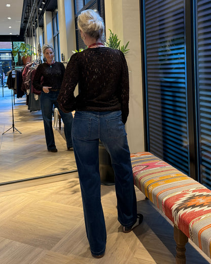 Red Button Jeans Colette Belt Dark Stone - Peet kleding