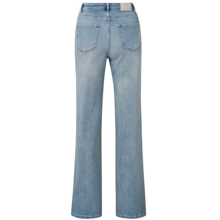 Yaya Wijde Jeans Blauw - Peet kleding