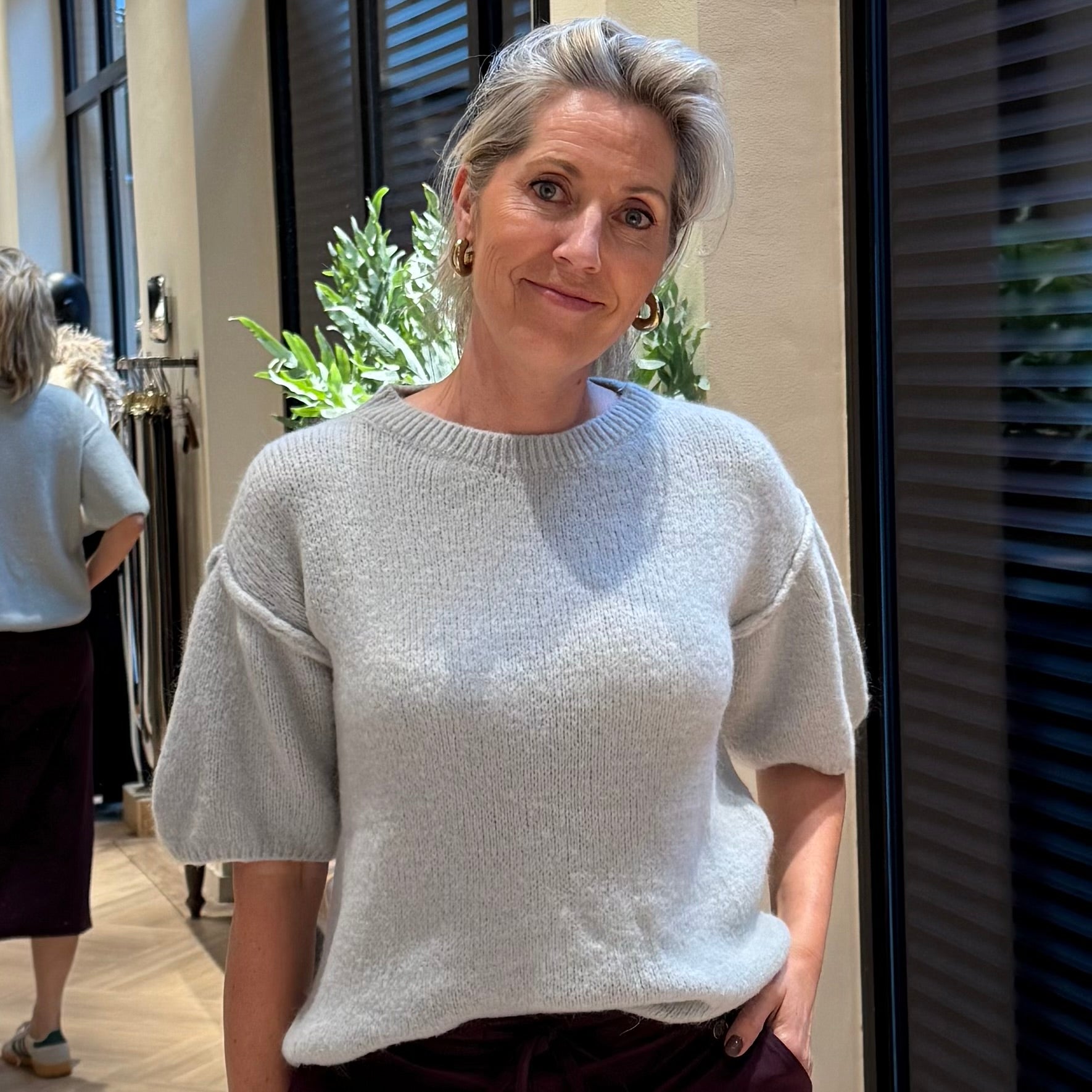 Triple Nine - Top Mary Alpaca Grijs - Peet kleding