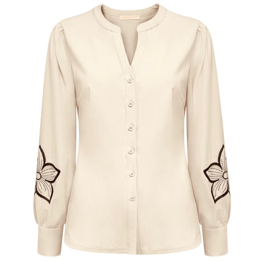 Triple Nine - Travel Blouse Jolie Beige - 5924