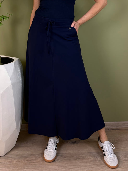 Triple Nine - Travel Rok Maxi Navy - 7101 - Peet kleding