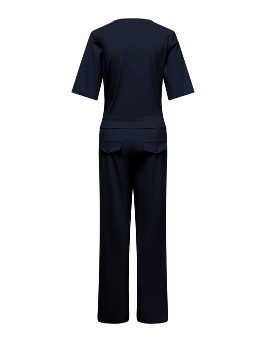 Triple Nine Travel Jumpsuit Mila Zwart - 51908 - Peet kleding