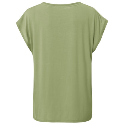 Yaya Top Cupro Groen - Peet kleding