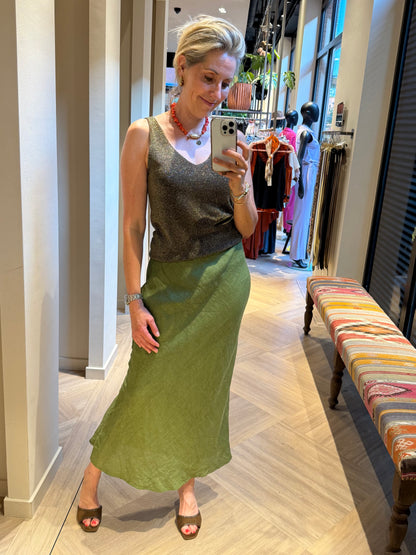 Rok Linnen Fiona Groen