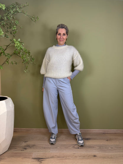 Ambika Broek Nina Barrel Lichtblauw - Peet kleding