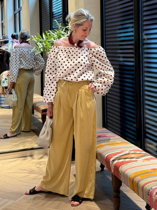 Ambika Broek Carry Geel - Peet kleding