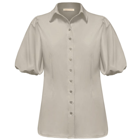 Triple Nine - Travel Blouse Janice Beige - 5909 - Peet kleding