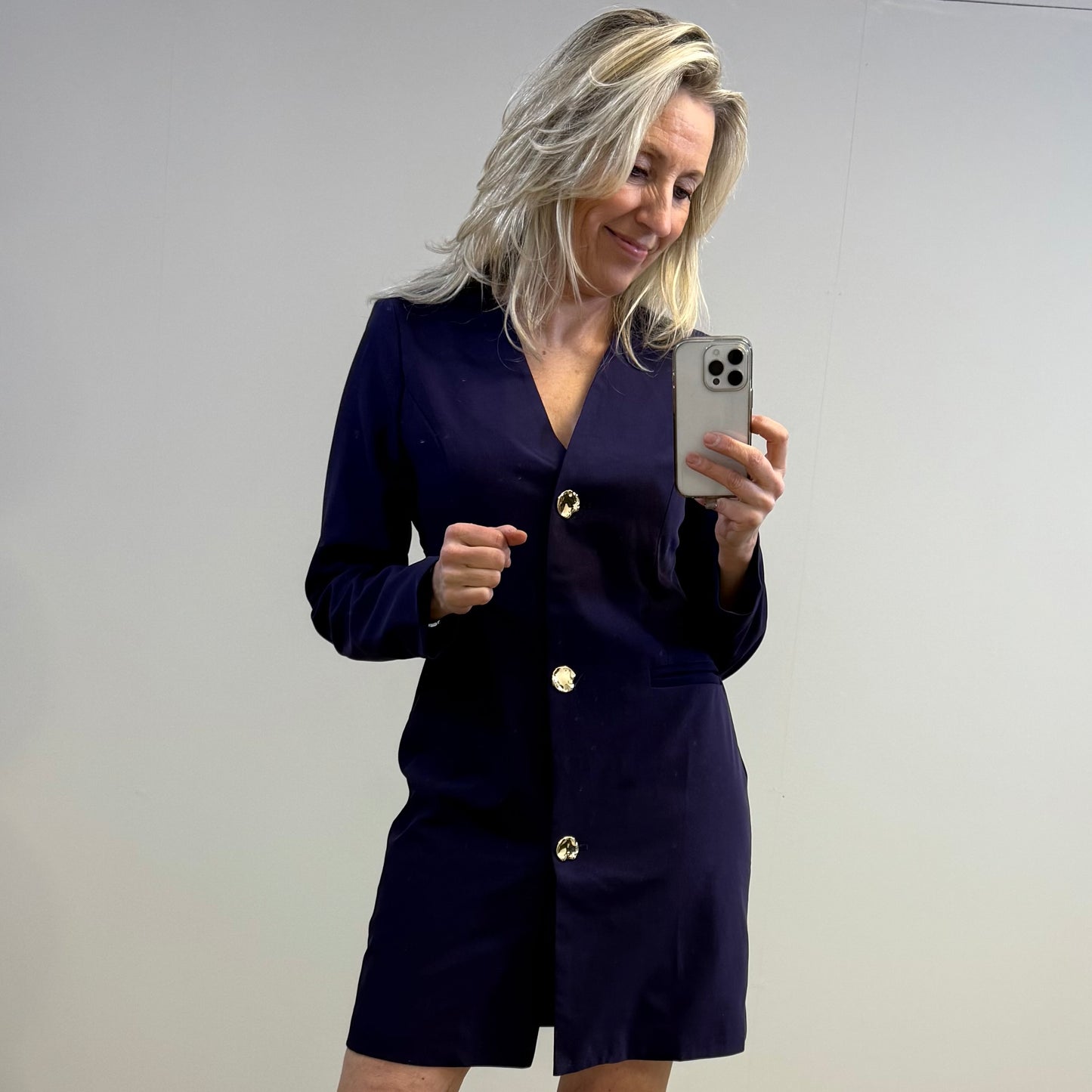 Azzurro Blazer Dress Jonne Paars - Peet kleding