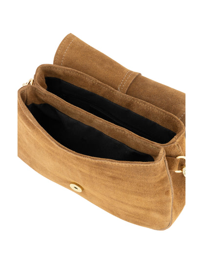 Tas Catania Suede Cognac