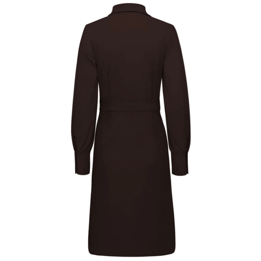 Triple Nine - Travel Jurk Melin Donkerbruin - 51810 - Peet kleding