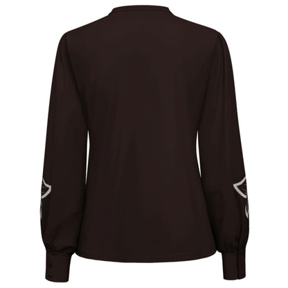 Triple Nine - Travel Blouse Simone Donkerbruin - 5923 - Peet kleding