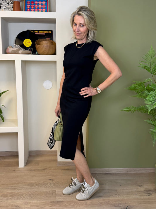 COJ Jurk Marcia Black - Peet kleding