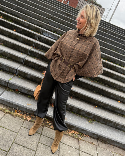 Riem Dolly Suède Donkerbruin - Peet kleding