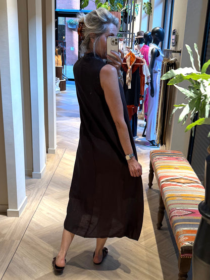 Jurk Charme Donkerbruin