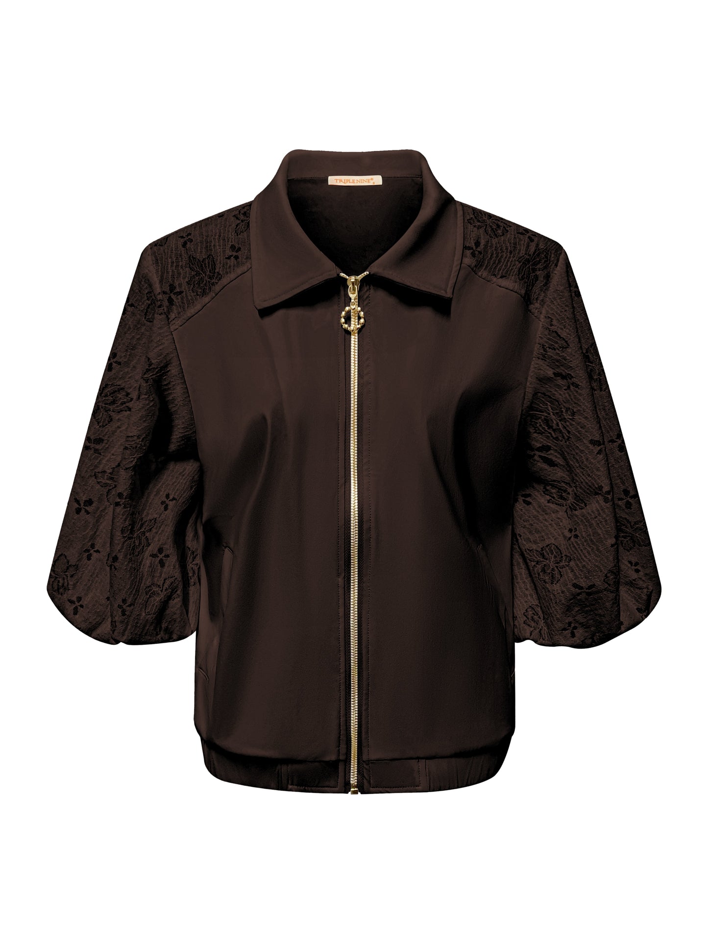 Triple Nine Travel Jas Mira Donkerbruin - 92409 - Peet kleding