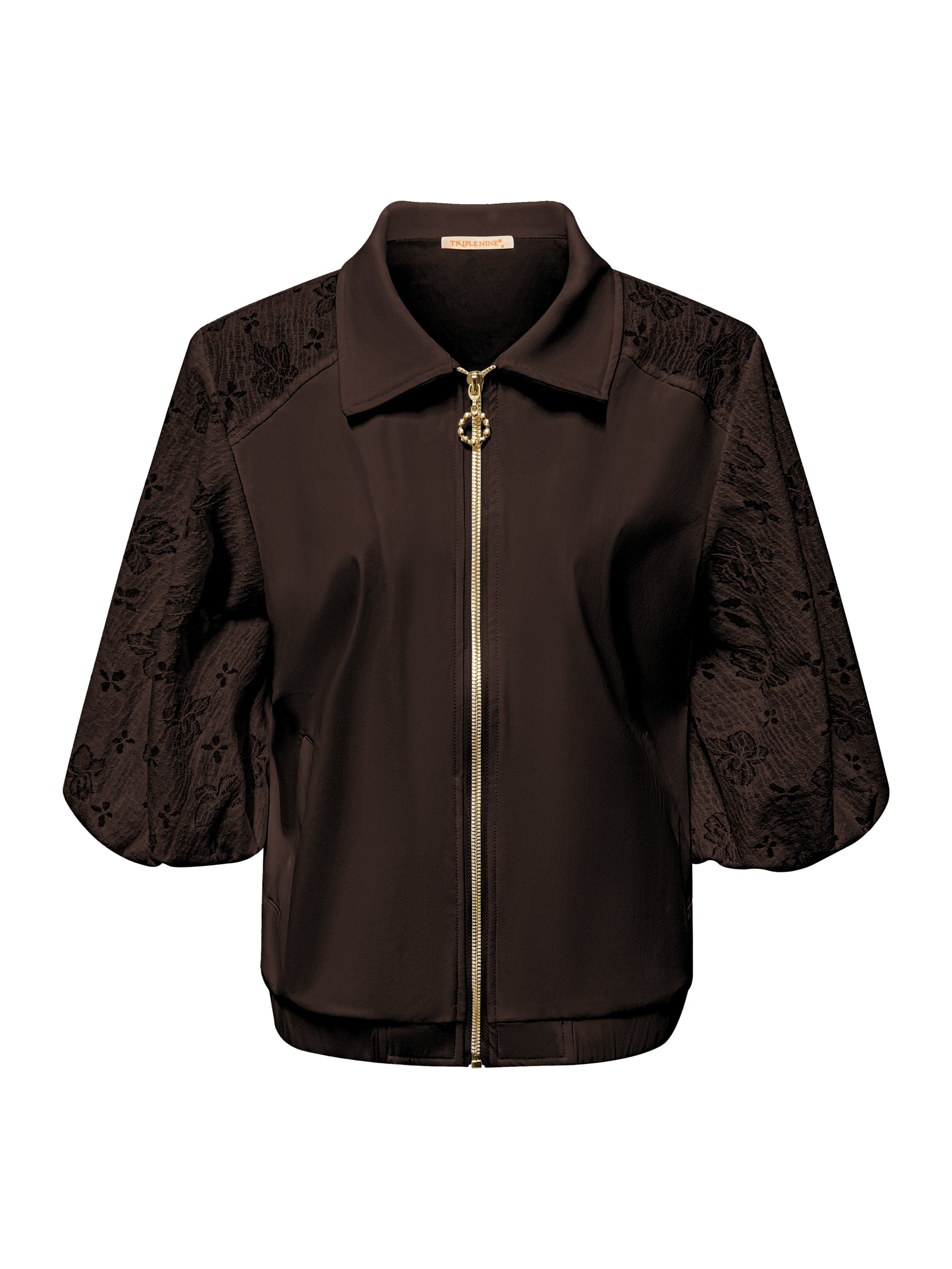 Triple Nine Travel Jas Mira Donkerbruin - 92409 - Peet kleding