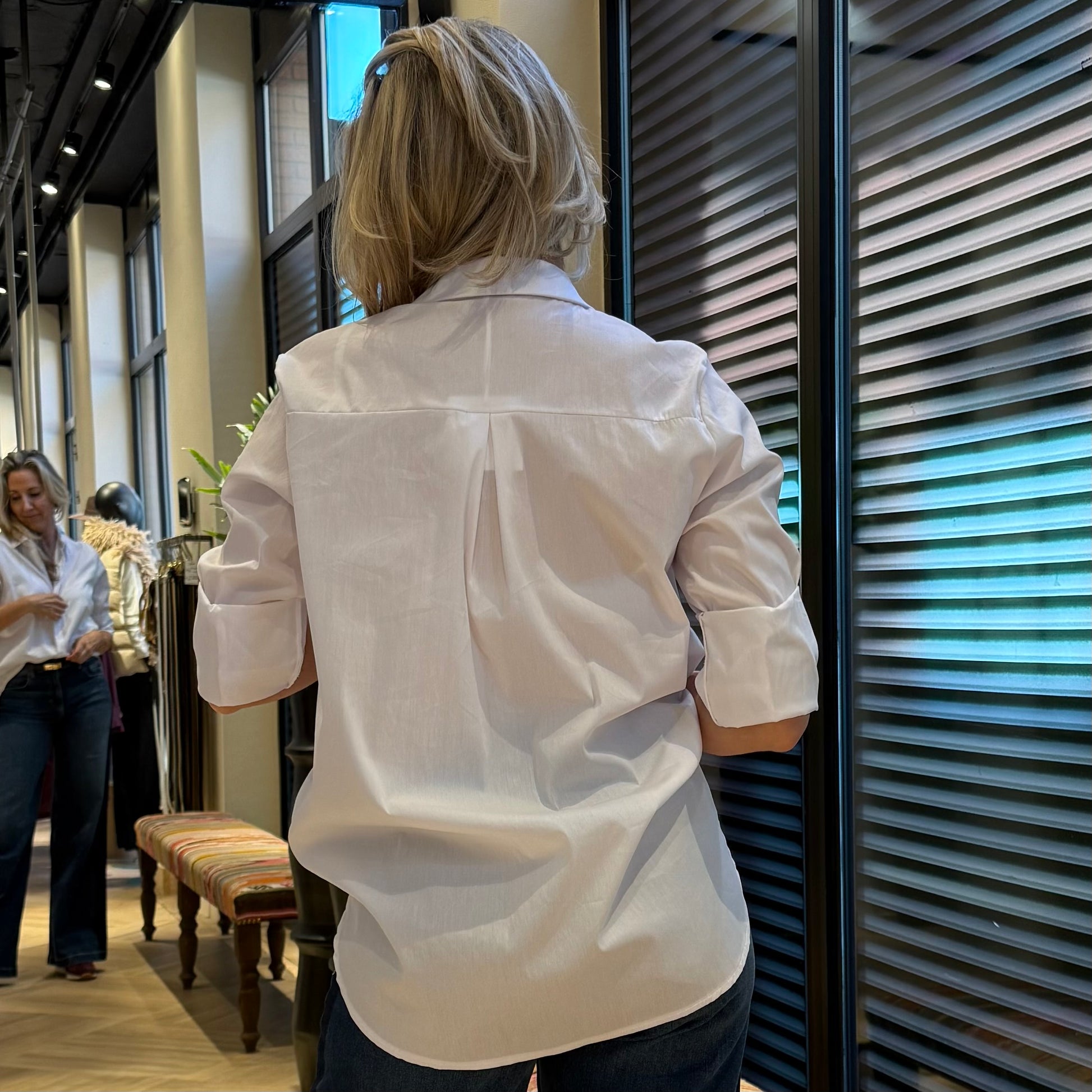 Basic Blouse Lisa Wit - Peet kleding