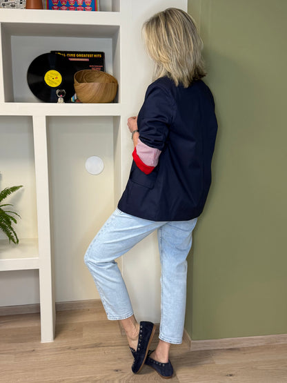 Ambika Bomber Blazer Navy - Peet kleding