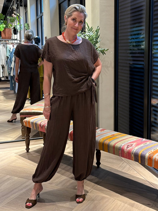 Top Amber Bruin - Peet kleding