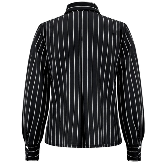 Triple Nine - Travel Blouse Chalke Zwart - 5921 - Peet kleding