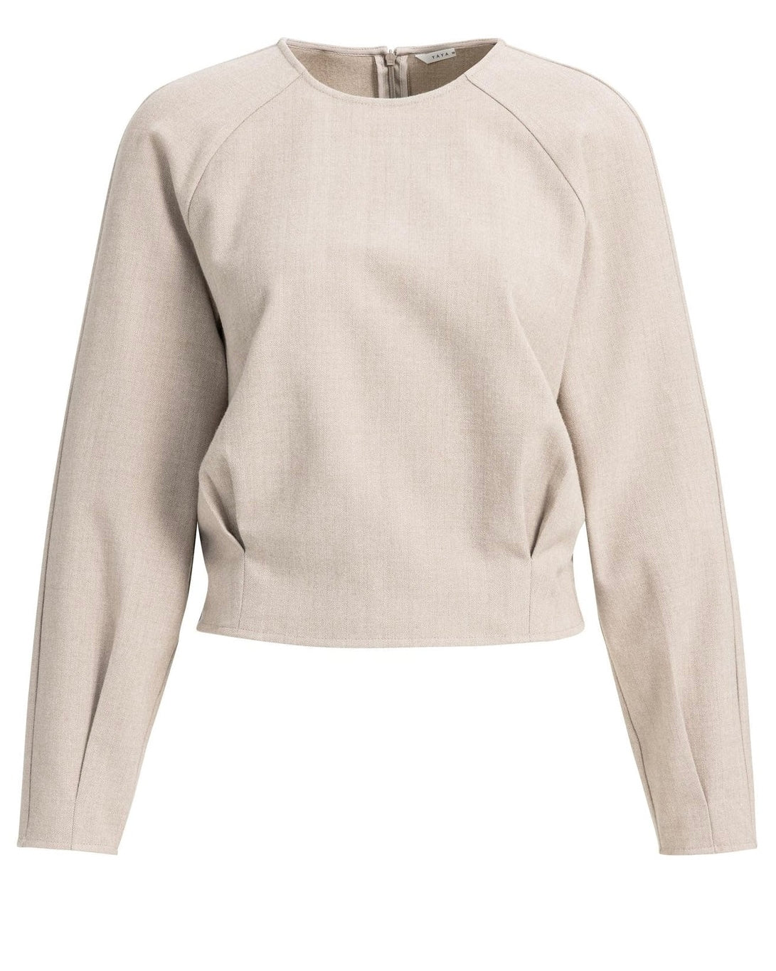 Yaya Top Beige Melange - Peet kleding