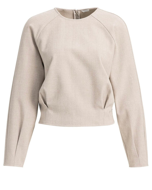 Yaya Top Beige Melange - Peet kleding