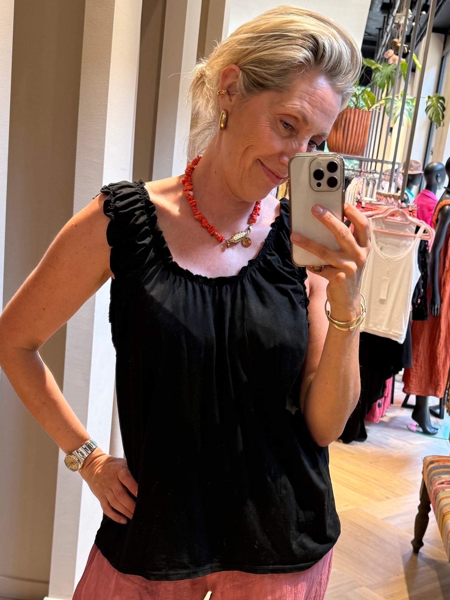 Top Mara Tricot Zwart