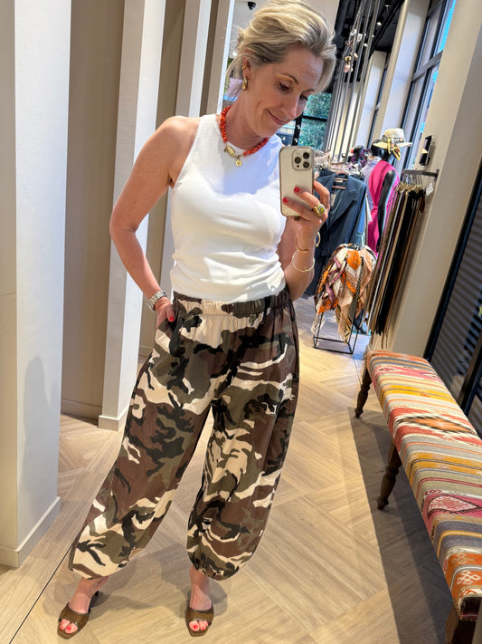 Broek Parachute Camouflage - Peet kleding
