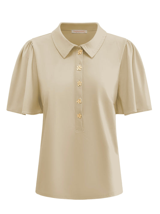 Triple Nine Travel Top Melodie Beige - 6942 - Peet kleding