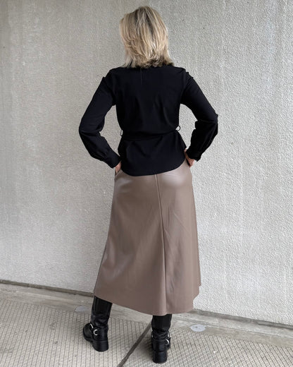 Triple Nine - Travel Blouse Charlot Zwart - 5949 - Peet kleding