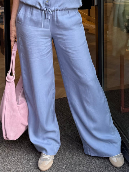 Rino & Pelle Pantalon Wide Leg Nour Lavendel - Peet kleding